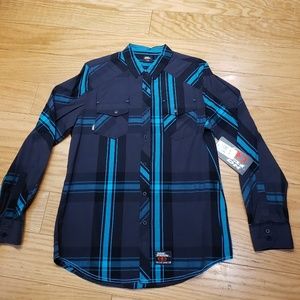 NWT No Fear Button Up